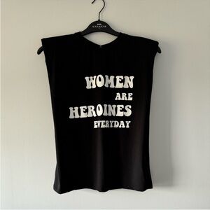 Ba&sh Woman T-shirt Tank Size 4